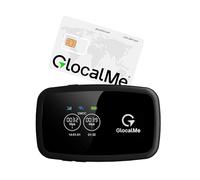 GlocalMe C4 Portable WiFi, 15GB EU Data SIM Included, Plug and Play, High-speed WiFi 6 Mobile Router, MiFi Device 4g Unlocked, 3700mAh 14hr Battery Life, Pocket WiFi for Travel & Caravan Use