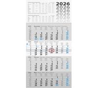 Glocken 4-Month Calendar 2026 "UWS", 300 x 555 mm