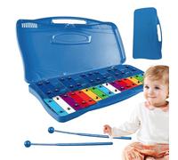 Glockenspiel for Kids Metal | Chromatic 25 Note Professional Xylophone Instrument - Aluminum Material Music Enlightenment Tool for Easter, Thanksgiving, Holidays, New Year's Day, Birthday