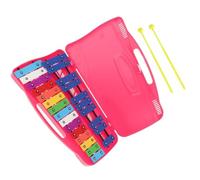 Glockenspiel Professional 25 Note Perfectly Tuned Glockenspiel For Beginners Percussion Instrument (Color : Pink)