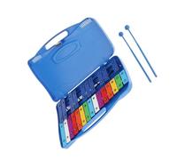 Glockenspiel Professional 25-tone Glockenspiel Perfectly Tuned Percussion Instrument With Two Mallets (Color : Blue)