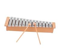 Glockenspiel Xylophone 13-Note Glockenspiel Portable Aluminum Piano Xylophone With Wooden Sticks Percussion Instrument
