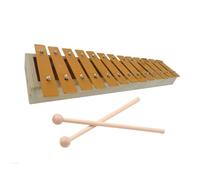Glockenspiel Xylophone 13 Notes Glockenspiel Classic Wood Color Xylophone Metal Keys Percussion Gift For Beginners