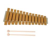 Glockenspiel Xylophone 13 Notes Glockenspiel Classic Wood Color Xylophone Metal Keys Rhythm Handheld Instrument For Beginners