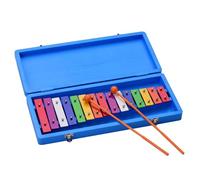 Glockenspiel Xylophone 15 Keys Glockenspiel Xylophone Colorful Musical Percussion Instrument