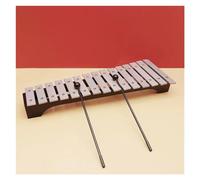 Glockenspiel Xylophone 15-note Red Xylophone Teaching Percussion Instrument 15-note Aluminum Plate Piano With Piano Bag(Aluminum sheet)