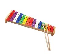 Glockenspiel Xylophone 15 Tones Colorful Xylophone With Mallet Musical Instrument For Beginners And Adults