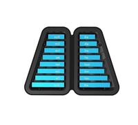 Glockenspiel Xylophone 16-tone Small Bell Xylophone Percussion Carillon Instrument Double Row Percussion Professional Percussion For Beginners(B)