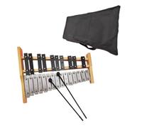 Glockenspiel Xylophone 25 Note Metal Xylophone With Carrying Bag And Mallets Glockenspiel Xylophone For Beginners Playing