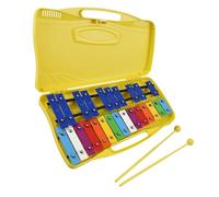 Glockenspiel Xylophone 25 Notes Glockenspiel Xylophone Colorful Metal Keys Percussion Rhythm Instrument For Beginners