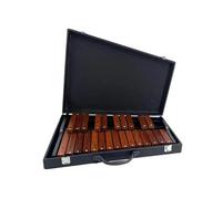 Glockenspiel Xylophone 25 Scales Xylophone Coordination Wood Percussion Instrument For Outside Music Concert Live Performance Family Sessions(B)