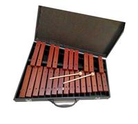 Glockenspiel Xylophone 25-tone Folding Aluminum Plate Piano Percussion Instrument Xylophone Musical Instrument Knock Piano Mahogany Xylophone