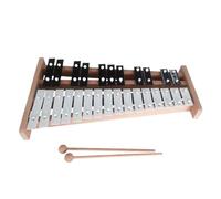 Glockenspiel Xylophone 27 Notes Glockenspiel Xylophone Professional Compact For Music Lovers Adults Glockenspiel Xylophone With Mallets(B)
