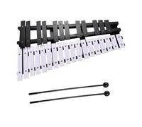 Glockenspiel Xylophone 30 Note Glockenspiel Foldable Xylophone Wooden Frame 5mm Thickness Aluminum Bars Percussion Musical Instrument(A)