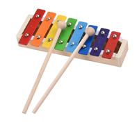 Glockenspiel Xylophone 8 Keys Compact Size Xylophone Glockenspiel With Wooden Mallets Percussion Musical Instrument For