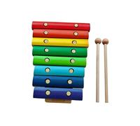 Glockenspiel Xylophone 8 Notes Wooden Xylophone Musical Instrument With 2 Wooden Mallets Birch Wooden Colorful Keys Percussion Instrument