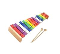 Glockenspiel Xylophone 8-tone 15-tone Aluminum Plate Xylophone Hand-knocking Xylophone Color Sheet Xylophone(A15)