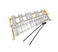 Glockenspiel Xylophone Aluminum Xylophone Wooden Frame Portable Professional Compact Gifts For Beginners 25 Note Glockenspiel Percussion