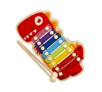 Glockenspiel Xylophone Beginner 8 Notes Musical Instrument Musical Wooden Hand Knock Xylophone(A)
