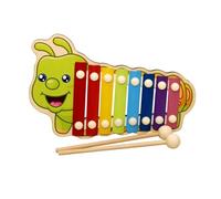 Glockenspiel Xylophone Beginner 8 Notes Musical Instrument Musical Wooden Hand Knock Xylophone(B)
