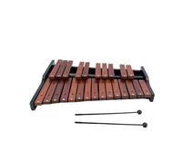 Glockenspiel Xylophone Beginner's Instrument 25 Note Xylophone Wood For Music Lessons Live Performance Concert(B with bag)