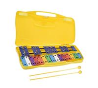 Glockenspiel Xylophone Colorful 25 Notes Glockenspiel Xylophone Percussion Rhythm Musical Instrument Carry Case Suitable For Beginners And Adults