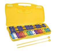 Glockenspiel Xylophone Colorful 25 Notes Glockenspiel Xylophone Percussion Rhythm Musical Instrument With 2 Mallets Carry Case