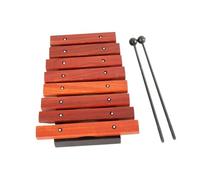 Glockenspiel Xylophone Eight-tone Xylophone Rosewood Professional Percussion Instrument Aluminum Plate Piano Suitable For Beginners(B)