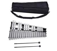 Glockenspiel Xylophone Foldable 30 Note Glockenspiel Xylophone Wooden Frame Aluminum Xylophone