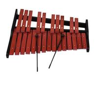 Glockenspiel Xylophone Foldable Percussion Instrument 25 Note Wooden Glockenspiel Xylophone With 2 Mallets Play The Instrument