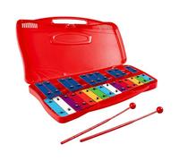 Glockenspiel Xylophone | Metal 25 Note Xylophone for Kids - Colorful Musical Early Educational Toys for Thanksgiving, Holidays, New Year's Day, Birthday, and Easter