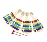 Glockenspiel Xylophone Small Guitar Five-tone Knocking Piano Mini Wooden Five-tone Hand Knocking Xylophone Percussion Instrument