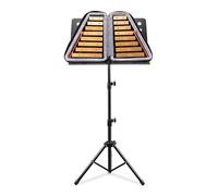 Glockenspiel Xylophone Small Xylophone Aluminum Plate Piano Professional Double Row 16-tone Percussion Instrument Hand-beat Xylophone(D)