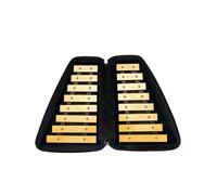Glockenspiel Xylophone Small Xylophone Aluminum Plate Piano Professional Double Row 16-tone Percussion Instrument Hand-beat Xylophone(C)