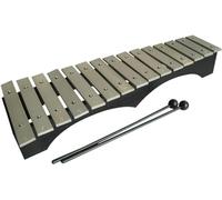 Glockenspiel Xylophone, Xylophone 15 Tone Xylophone Carillon Percussion Aluminum Sheet Xylophone with Mallet