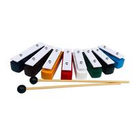 Glockenspiel Xylophone Xylophone 8-Tone Aluminum Plate And Wood Sound Brick For Beginner Instrument With Striking Hammer