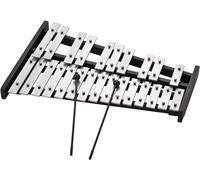 Glockenspiel Xylophone, Xylophone Foldable 25/30 Note Glockenspiel Xylophone Wooden Frame Aluminum Bars Percussion Instrument