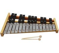 Glockenspiel Xylophone, Xylophone Hand-Knocked Aluminum Plate Percussion Instrument 25 Tone Iron Plate Xylophone