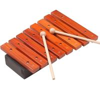 Glockenspiel Xylophone, Xylophone Musical Instrument 8 Notes Glockenspiel Xylophone Includes 2 Wooden Mallets for Children