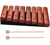 Glockenspiel Xylophone, Xylophone Musical Instrument 8 Notes Glockenspiel Xylophone Includes 2 Wooden Mallets for Children