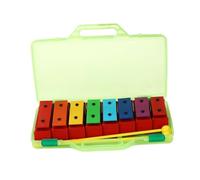 Glockenspiel Xylophone Xylophone Musical Instrument Colorful Eight-tone Percussion Bell Xylophone Percussion Instrument(B)