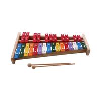 Glockenspiel Xylophone Xylophone Percussion Instrument Wooden Percussion Instrument 27-tone Aluminum Plate Percussion Instrument Xylophone(A)