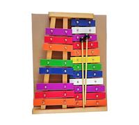 Glockenspiel Xylophone Xylophone Wooden Base And Aluminum Pieces Beginner Instrument 20 Tones