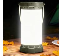 Glocusent 1200LM Camping Light Rechargeable with 5000mAh USB-C 7 Modes SOS