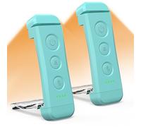 Glocusent Reading Light Book Light, Eye Caring Reading Lights for Books in Bed, 3 Colours & 5 Brightness Dimmable, Portable & Flexible, Long Lasting up to 80 hrs (Blue 2Pcs)
