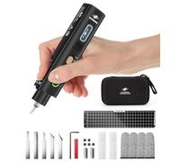 GlodHive Ultrasonic Knife Cutter - 40kHz Vibration, 35W Smart Power, LED Light, 3 Cutting Modes, Safety Lock,for 3D Printing, Resin, Dental, Carbon Fiber,Acrylic & DIY