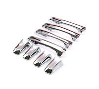 GLOFLY Chrome Exterior Side Door Handle Cover Trim Fit For Jaguar E-PACE XE XF XFL F-Pace Fit For Land Rover Discovery Range Rover Sport L494 Outside Door Handle Exterior Door Handles