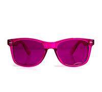 GloFX Colour Therapy Glasses - Chakra Glasses Mood Glasses Relax Glasses Light Therapy Glasses Chromatherapy Glasses Chromotherapy Glasses (Magenta)