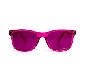 GloFX Colour Therapy Glasses - Chakra Glasses Mood Glasses Relax Glasses Light Therapy Glasses Chromatherapy Glasses Chromotherapy Glasses (Magenta)
