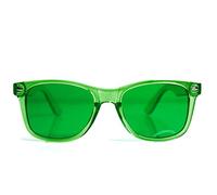 GloFX Colour Therapy Glasses - Chakra & Mood Glasses, Relax & Light Therapy, Chromatherapy (Green)